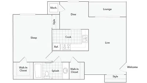 Floor plan Alcoa