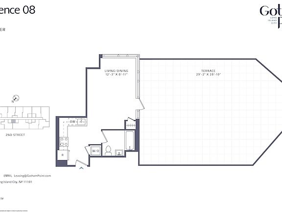 2nd image of 57-28 2nd St #1408