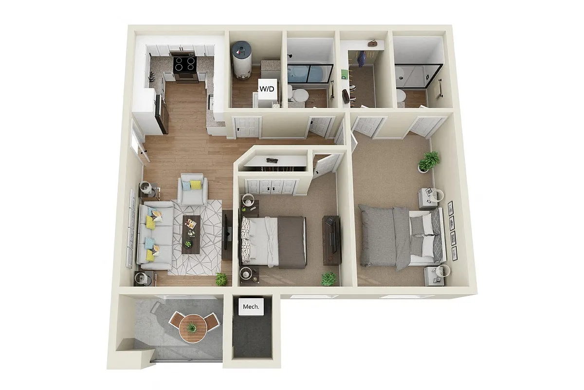 Floor plan 208