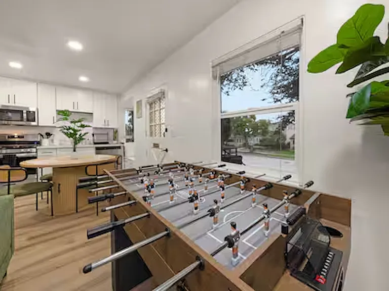 Featuring a game table and a variety of board games for hours of entertainment.