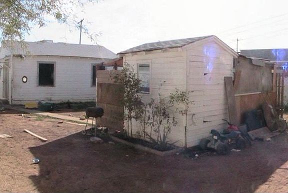 Large rear yard