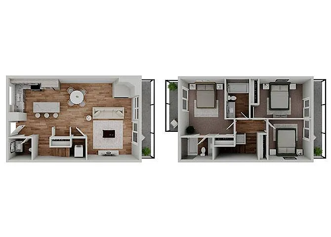 Floor plan C01T Townhome