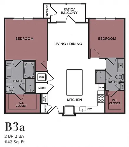 Floor plan B3a