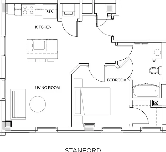 Stanford | 1 Bedroom