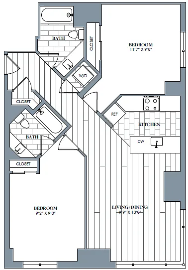 Floor plan Dante I