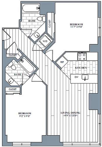 Floor plan Dante I