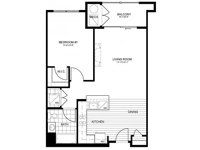 Floor plan A1A