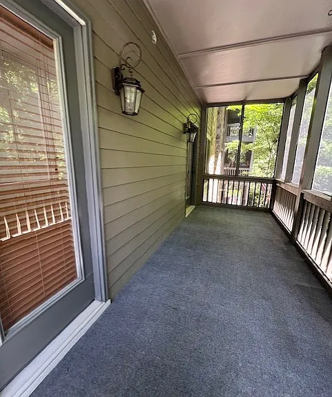 Private screened porch