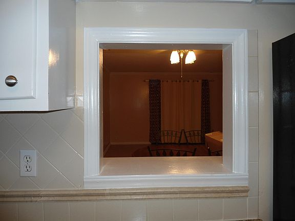 Pass through Window from the Kitchen to the Dining