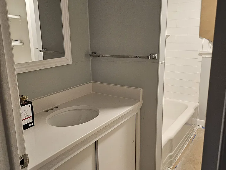 Newly renovated bathroom