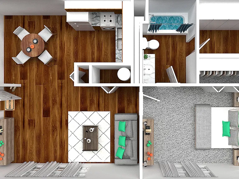 1 bedroom 1 bathroom 628 sq ft 1 bedroom 1 bathroom 628 sq ft