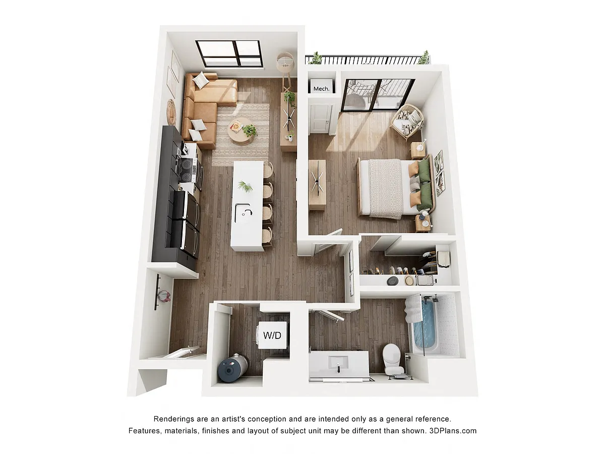 Floor plan 1B3