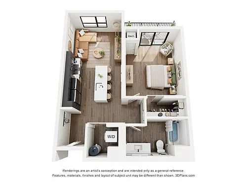 Floor plan 1B3