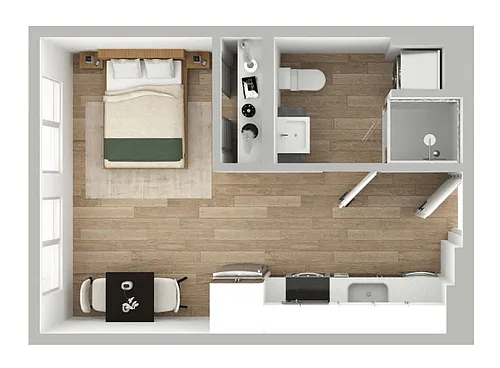 Floor plan Studio