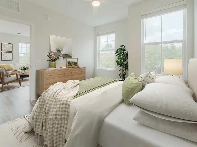 Bedroom with Hard Surface Flooring