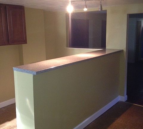 Bar in finished basement