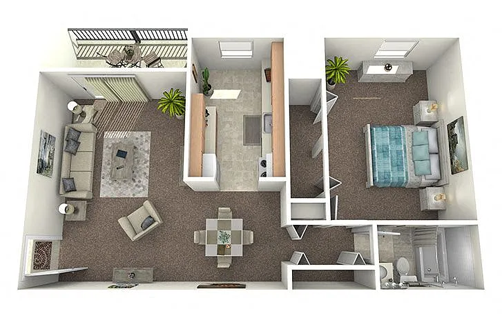 Floor plan 1 Bedroom