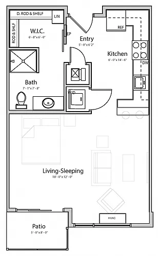 Floor plan Nest (A2.2)