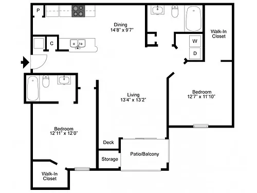 Floor plan The Madonna