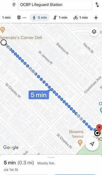5 min walk to beach
