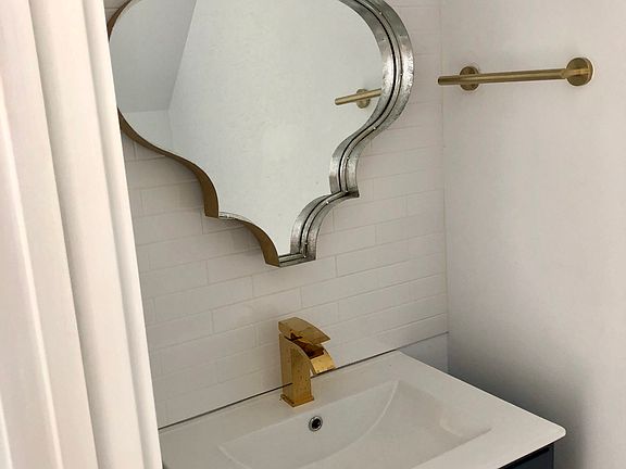 Downstairs powder room