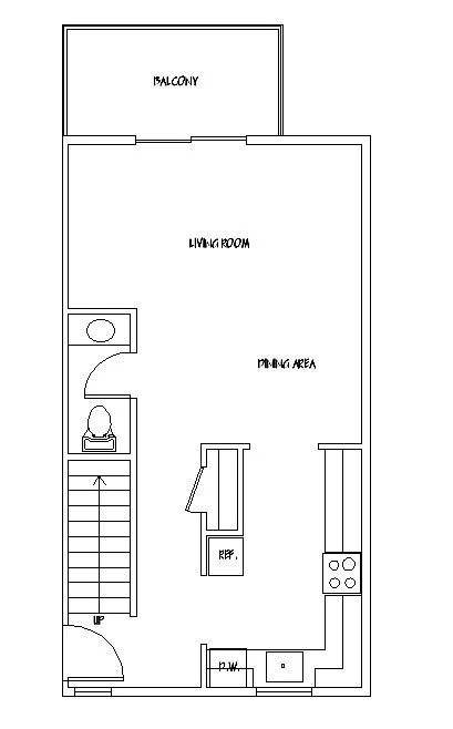 Floor plan Twnhs 1