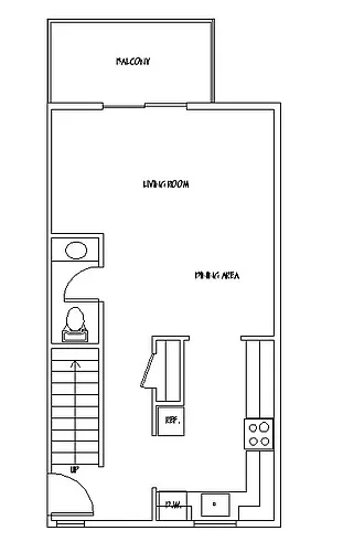Floor plan Twnhs 1