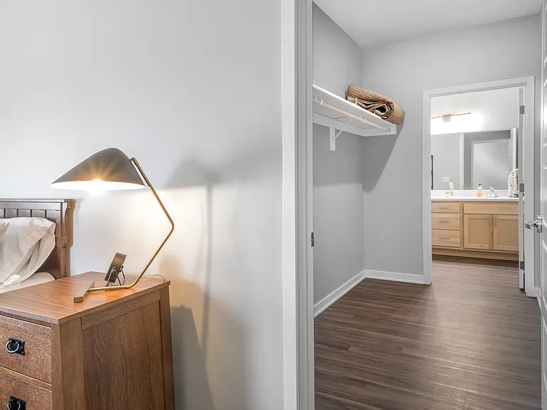 Spacious Closet and Bathroom 2 Bedroom Apartment