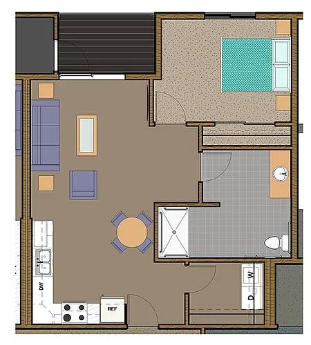 Floor plan Benjamin ADA