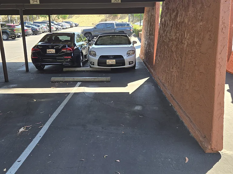 Dedicated, covered parking spot. #93