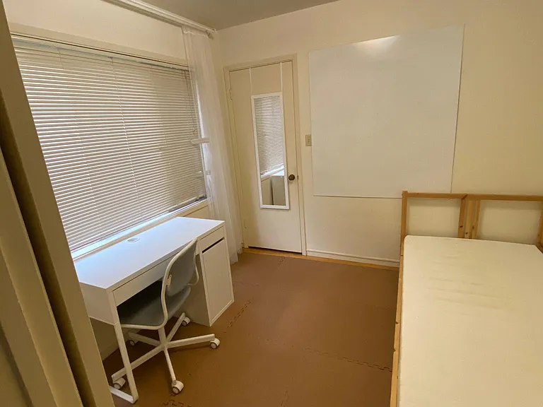 Small bedroom with large closet