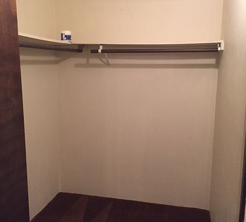 Extra storage/walk-in closet
