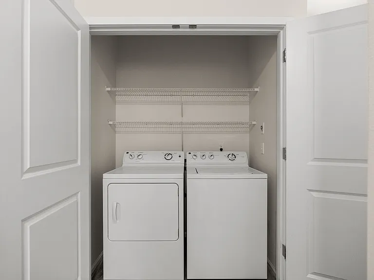 Enjoy the convenience of your own in-unit washer and dryer. Enjoy the convenience of your own in-unit washer and dryer.