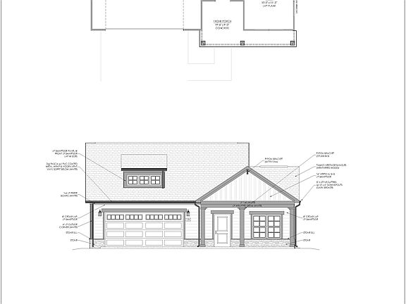 Elevation B With Optional Study