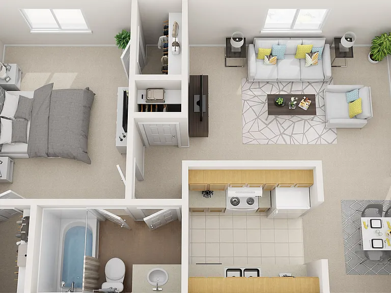1 Bedroom/ 1 Bath 1 Bedroom/ 1 Bath