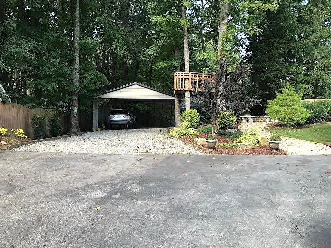 Oversized 2-car carport