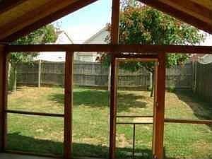 Covered, Screened Patio