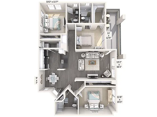 Floor plan C1-GF
