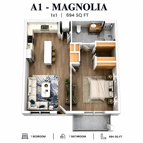 Floor plan Magnolia