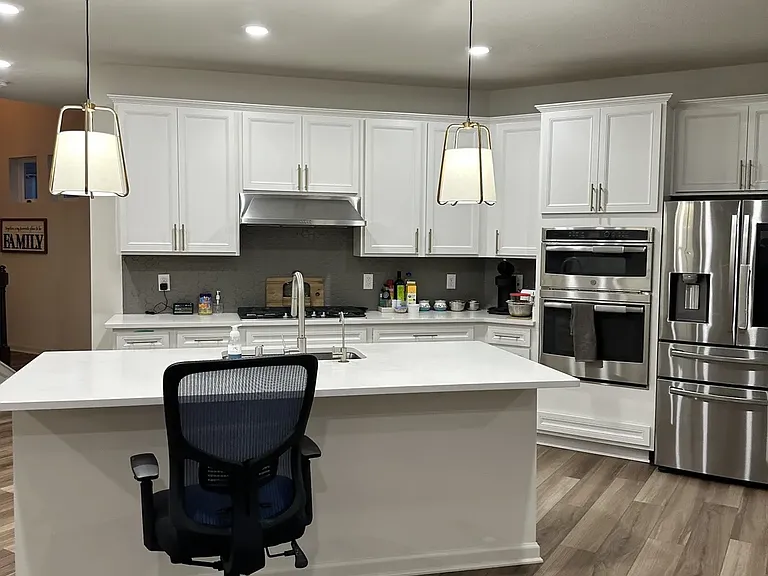 Enhanced view of the upgraded kitchen