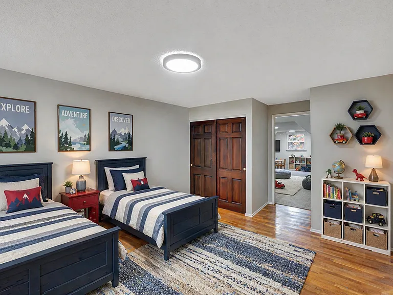Bedroom 3 - upstairs with LARGE attached bonus or play room