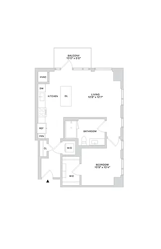 Floor plan B5 1X1