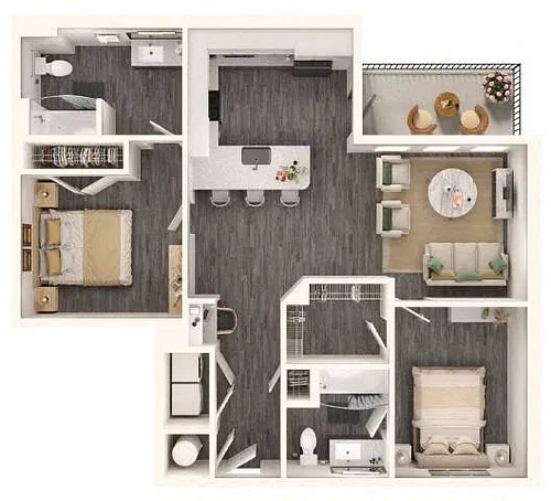 Floor plan B2-A