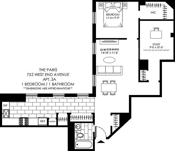 1st image of 752 W End Ave #3AA