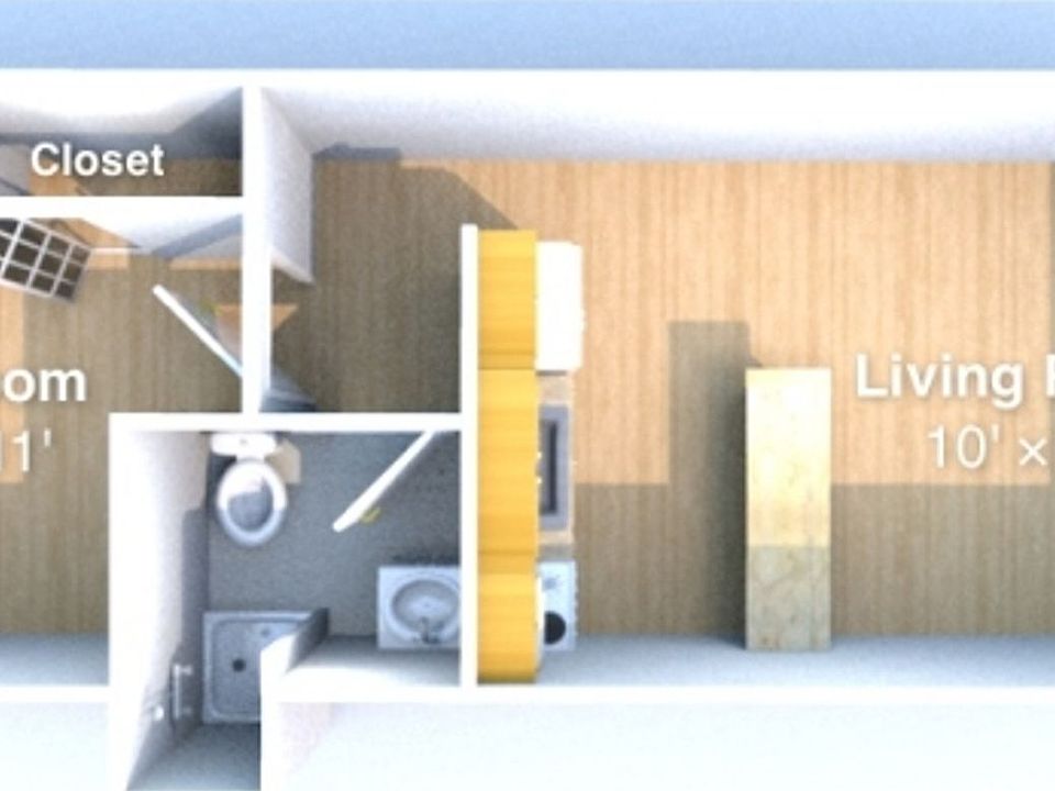 2nd image of 317 Vine St #1B-1Ba-410Sqft