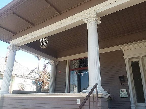 porch with COPPER ceilings