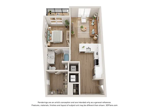 Floor plan A1G