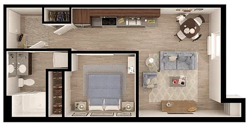 Floor plan B1b