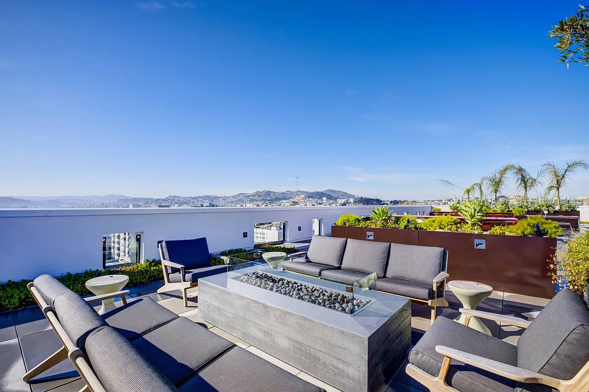 Unobstructed city views at Vance in San Francisco, CA. - Vance