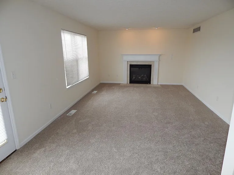 gas fireplace in family room